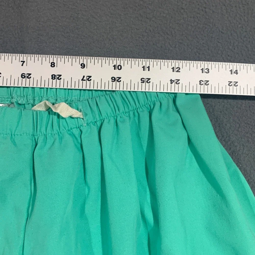 Spirit Halloween Dentist Scrubs Costume Set Mint Green Tooth Applique Size S/M - Picture 12 of 15